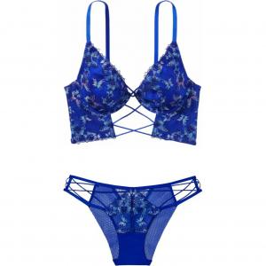 Victoria's Secret Женский комплект нижнего белья синий