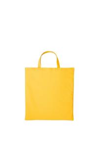 Хлопковая сумка-шопер с короткой ручкой Nutshell, золото