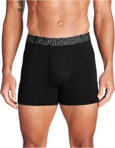 Under Armour Charged Cotton 6in Underwear - 3-Pack - Men's Black/Black/Black, Black Solid - Core