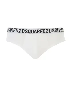 Интимные трусы с логотипом Dsquared2, белый
