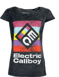 Футболка Electric Callboy Square Logo, серый