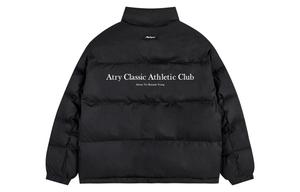 Пуховик Unisex Atry с логотипом Alphabet Slogan Series, темно-серый