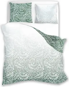 Постельное белье, сатиновое постельное белье, высококачественное постельное белье 200x220 Milagro Verde 010 FARO