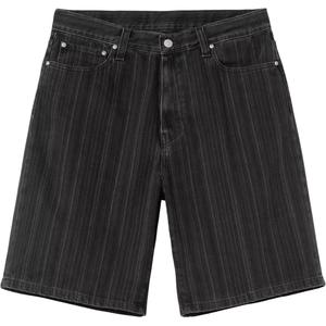 Прямые джинсовые шорты Carhartt WIP, черный