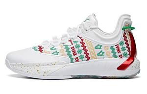 ANTA Кроссовки баскетбольные GH1 мужские низкие бело-зелено-красные