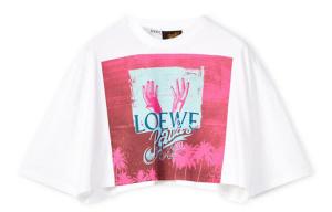 Топ укороченный женский Loewe, белый