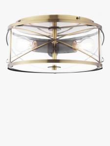 Beckworth 3-ламповый потолочный светильник Laura Ashley, Metallic Brass
