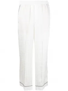 Брюки с узором Circle 10 CORSO COMO, белый