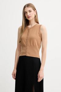 Шерстяной жилет Fracomina, бежевый