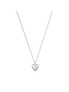 Prinzessin Lillifee Колье с подвеской, серебро 925 пробы, родированное в многоцветном исполнении