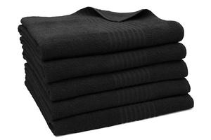 Банное полотенце Zollner 00000284 5er-Set, черный
