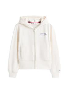 Толстовка с капюшоном на молнии TOMMY HILFIGER, Wool White