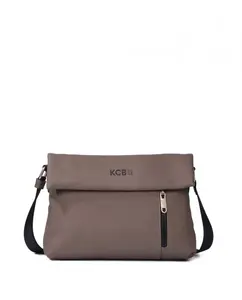 Прочная женская сумка через плечо среднего размера с защитой от краж Kcb, коричневый
