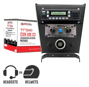 Комплект стереосистемы PCI Radios Trax для Can-Am X3 2017-2024 PCI Race Radios