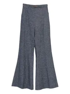 Расклешенные брюки Hypnotic с поясом ZIMMERMANN, синий