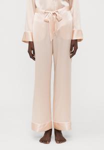 Пижамные брюки KIKI DE MONTPARNASSE LOUNGE TIE UP, Nude/Off-White