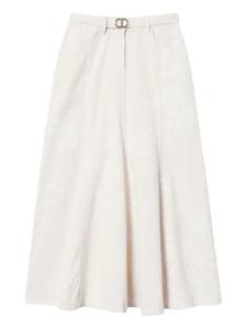 Юбка из хлопка TWINSET, белый