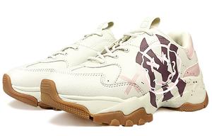 Кроссовки MLB Big Ball Chunky Chunky Sneakers Unisex Low-top Beige/Pink, белый