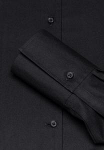 Рубашка Leicht Soft Kelchkragen Vincenzo Boretti, черный