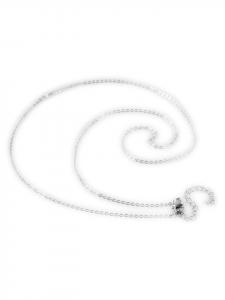 Adeliás Колье унисекс - цепочка из нержавеющей стали, 80 см, серебристый цвет