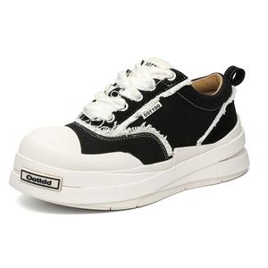 Низкие, амортизирующие, износостойкие кроссовки для скейтбординга унисекс V05, Black Men'S