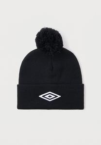 Шапка Umbro BOBBLE BEANIE UNISEX, Black/Brilliant White/Black