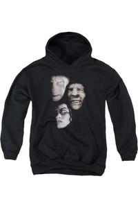 Толстовка с капюшоном и головами злодеев из Гарри Поттера Gildan, черный