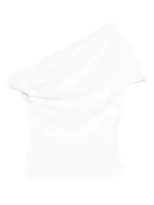 Топ Ida на одно плечо с драпировкой Paris Georgia, белый