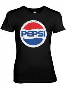 Футболка Washed Globe Logo Girly Tee Pepsi Co, черный