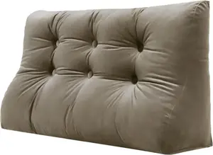 Подушка для чтения, бархатная подушка для изголовья, подушка для чтения, клиновидная подушка, подушка для спины, подушка для отдыха, декоративная подушка PillowPalette