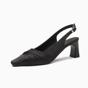 TATAYA Женские туфли на платформе с массивным каблуком черные, цвет Black