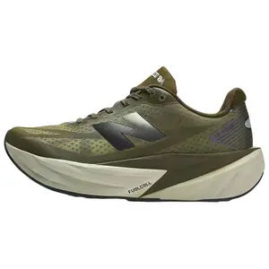 New Balance Мужские дышащие беговые кроссовки FuelCell Rebel V5 Dark Green