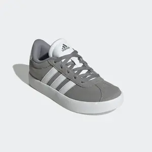 Кроссовки Adidas Sportswear "VL COURT 3.0 KIDS", вдохновленные дизайном Adidas Samba, белый