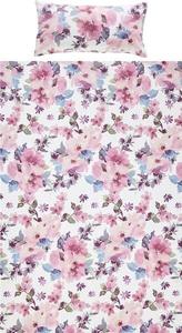 Комплект постельного белья Erwin Müller 154440 2-teilig, 135x1x200 см цвет mauve-weiß-grün-petrol