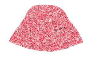 Вязаная шляпа-ведро GANNI, red