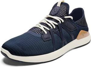 Мужские повседневные спортивные кроссовки OLUKAI Mio Li, и стильные, дышащая и комфортная сетка, амортизированная поддержка свода стопы и надежная посадка, синий