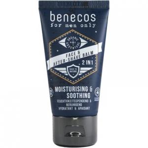 Benecos Biocosmetics 2в1 Бальзам для лица и после бритья веганский 50 мл, Benecos - Natural Beauty