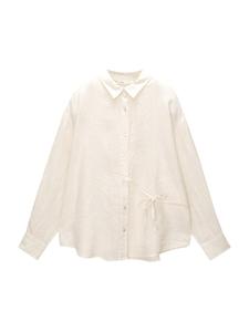 Рубашка Pull&Bear Blouse, кремовый