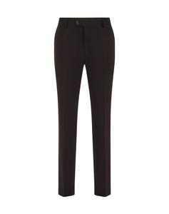 Узкие брюки WE Fashion, темно-коричневый