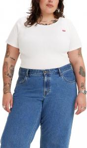 Женская рубашка Levi's Honey с коротким рукавом, (New) White