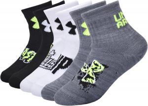 Under Armour детские носки Essential Quarter, набор, Castlerock