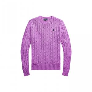 Вязаный свитер женский Polo Ralph Lauren, розовый/фиолетовый