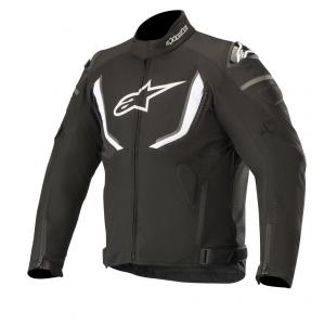 Водонепроницаемая текстильная мотоциклетная куртка Alpinestars t-gp r v2, Black/White