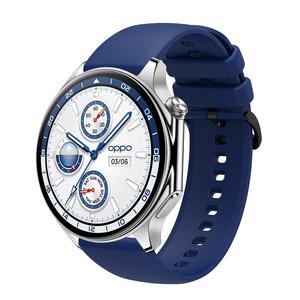 Ремешок совместимый с OPPO силиконовый материал Penc iWatch, спортивный сетчатый ремешок черный неоново-зеленый