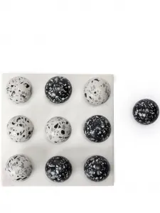 Игра крестики-нолики Pietra Tic Tac Toe (25 x 25 см) The Conran Shop, черный