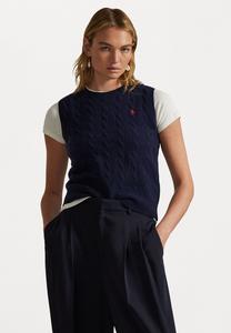 Джемпер Polo Ralph Lauren CABLE KNIT WOOL CASHMERE SWEATER VEST, Hunter Navy/Blue