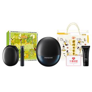 Поворотная электробритва с двойной головкой, моется полностью, портативная бритва с защитой от лезвия POREE, синий