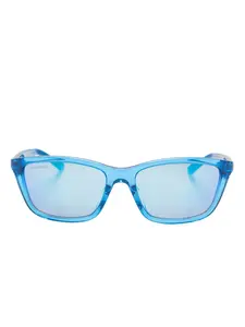 Солнцезащитные очки в прямоугольной оправе Balenciaga Eyewear, синий