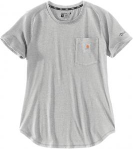 Футболка Carhartt Force Relaxed Fit Midweight Pocket Ladies T-Shirt, светло-серый