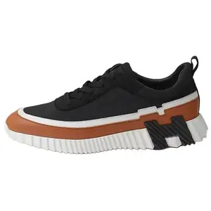 HERMES Мужские повседневные кроссовки Bouncing Low Top, черные